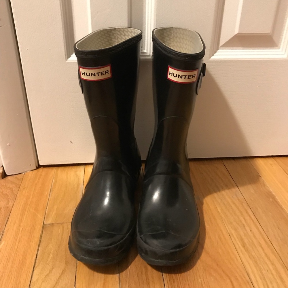Hunter Original Short Black Rain Boots